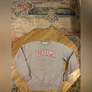 Champion Gray Alabama Crewneck Sweater
